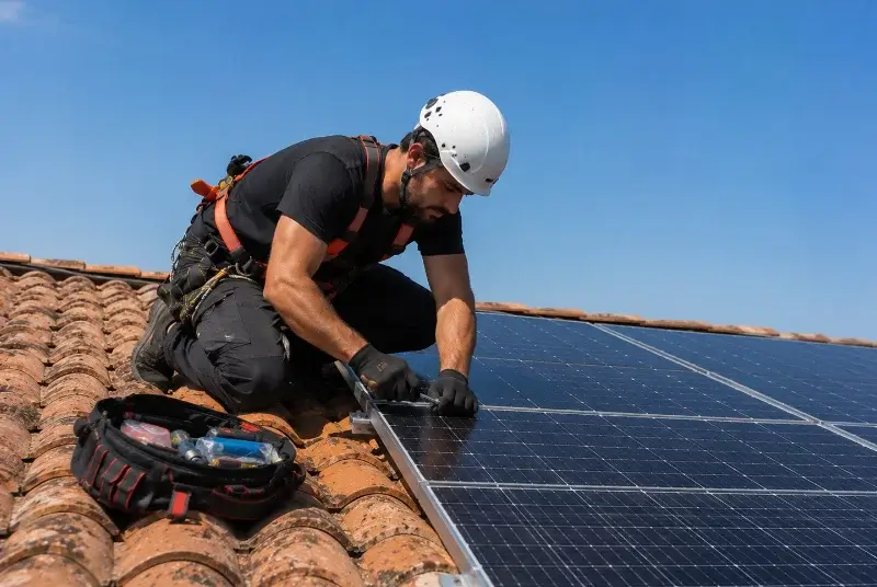 Maintenance et monitoring de panneaux solaires à Saint-Rémy-du-Plain