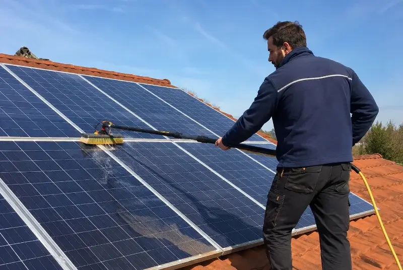 Nettoyage et entretien de panneaux solaires à Saint-Rémy-du-Plain